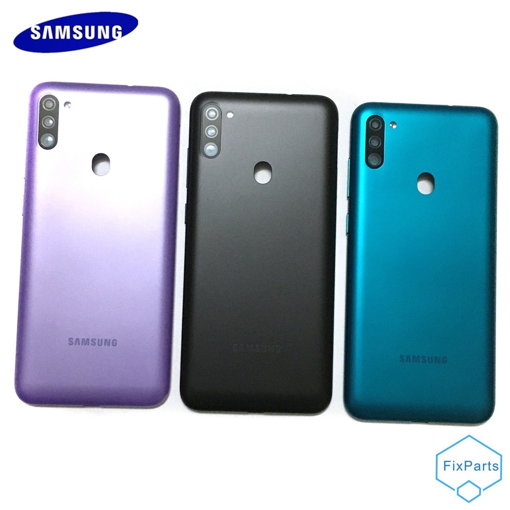 Ốp Điện Thoại Khung Pin Có Nút Mặt Sau Cho Samsung Galaxy M11 M115