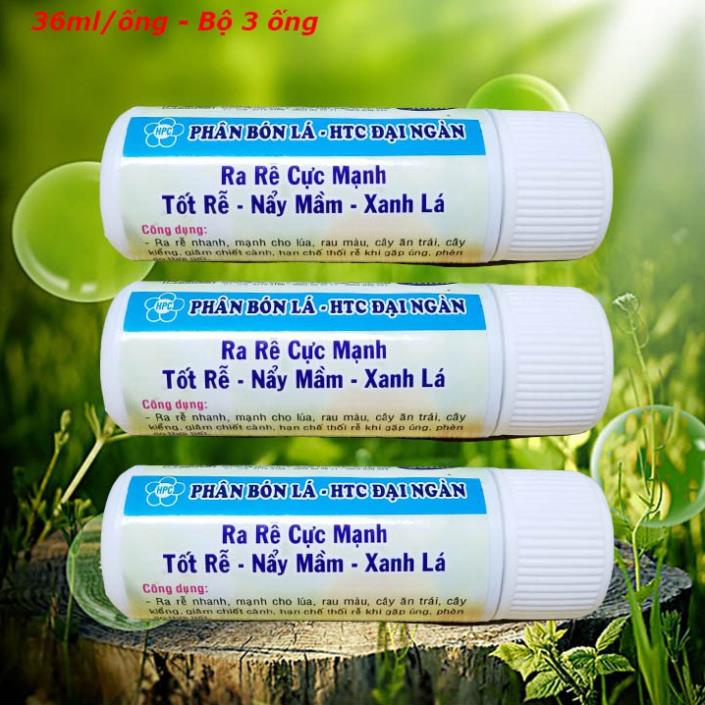 Phân bón lá HTC-ĐẠI NGÀN | Ra rễ cực mạnh - tốt rễ - nảy mầm - xanh lá | 36ml/ống