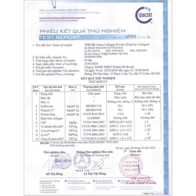 [ Chính Hãng] - Diệp Lục Collagen Green Collagen Powder | Thế Giới Skin Care