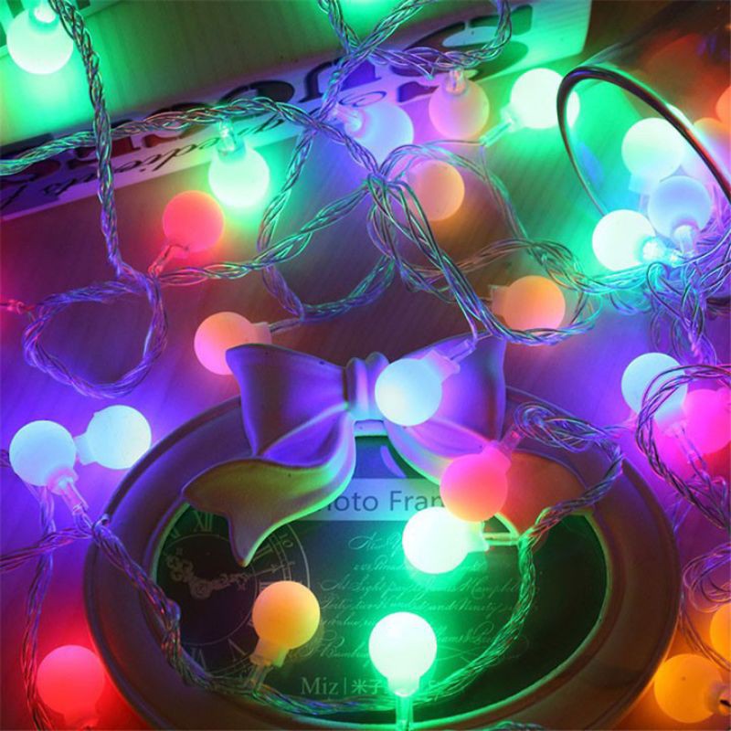 Đèn led cherry nháy nhiều màu  trang trí giáng sinh noel