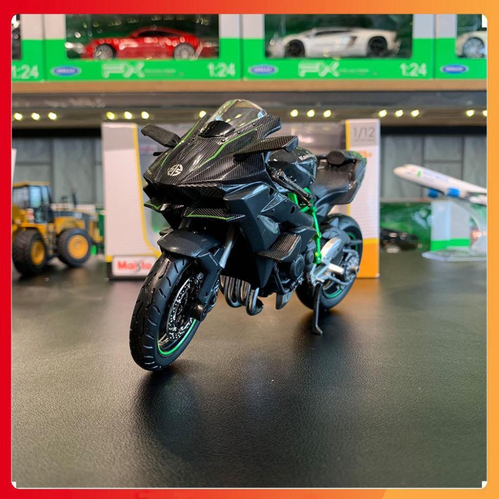 Xe mô hình Kawasaki Ninja H2R tỉ lệ 1:12 Maisto chính hãng