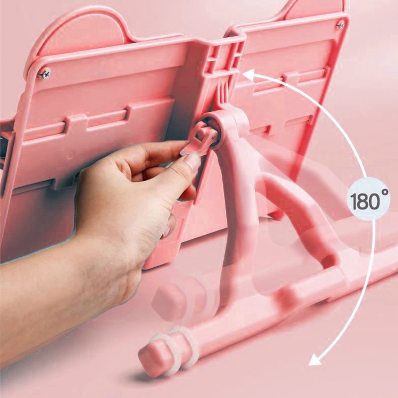 Giá đỡ đọc sách chống gù có thể gấp gọn và điều chỉnh độ xoay 180 độ giúp bé chống cận thị chống gù lưng