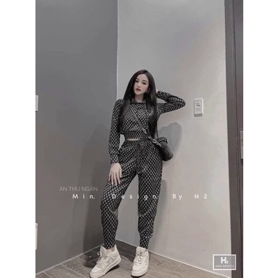 Sét bộ mũ GGGGG bo gấu nhiều màu