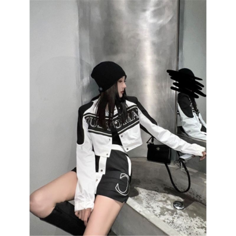 Bộ Áo Khoác + Chân Váy Ngắn Lưng Cao Thời Trang Mùa Hè 2022