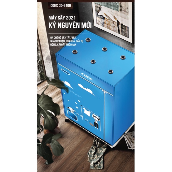 Máy sấy quần áo đa năng COEX CD-6109