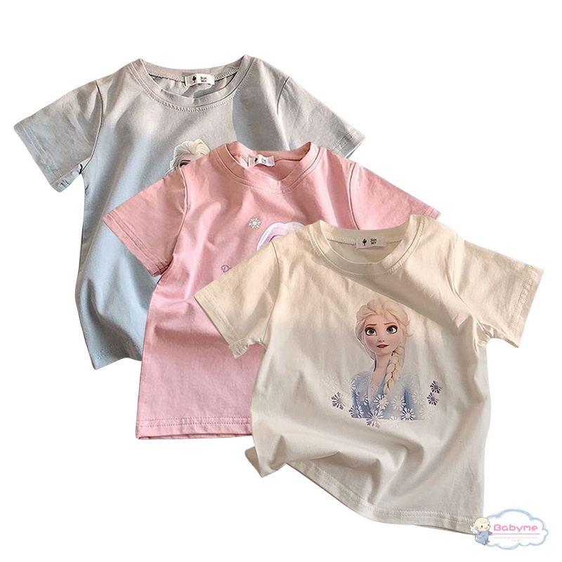 Áo Thun Cotton Tay Ngắn Thời Trang Mùa Hè Dành Cho Bé Gái