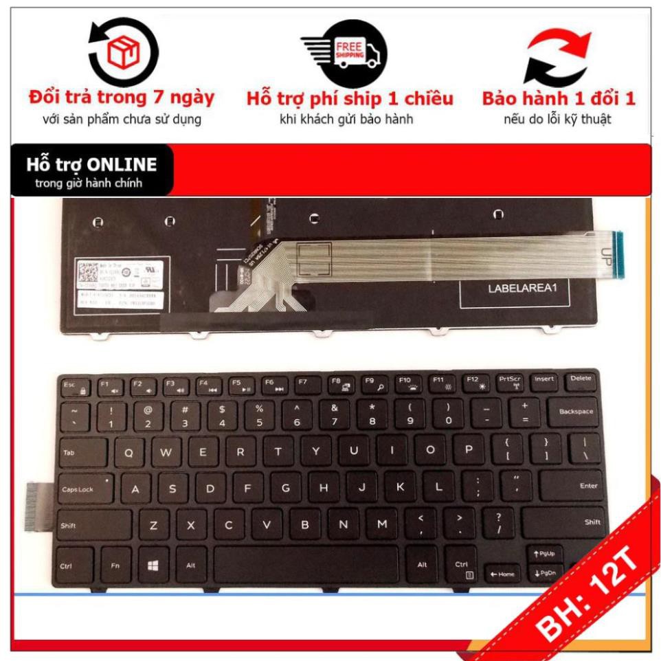 [BH12TH] 🎁 Bàn phím laptop Dell Inspiron 14-3441 3442 3443 3445 3446 3451 3452 3458 3459 5442 5443 5445, Latitude 3450