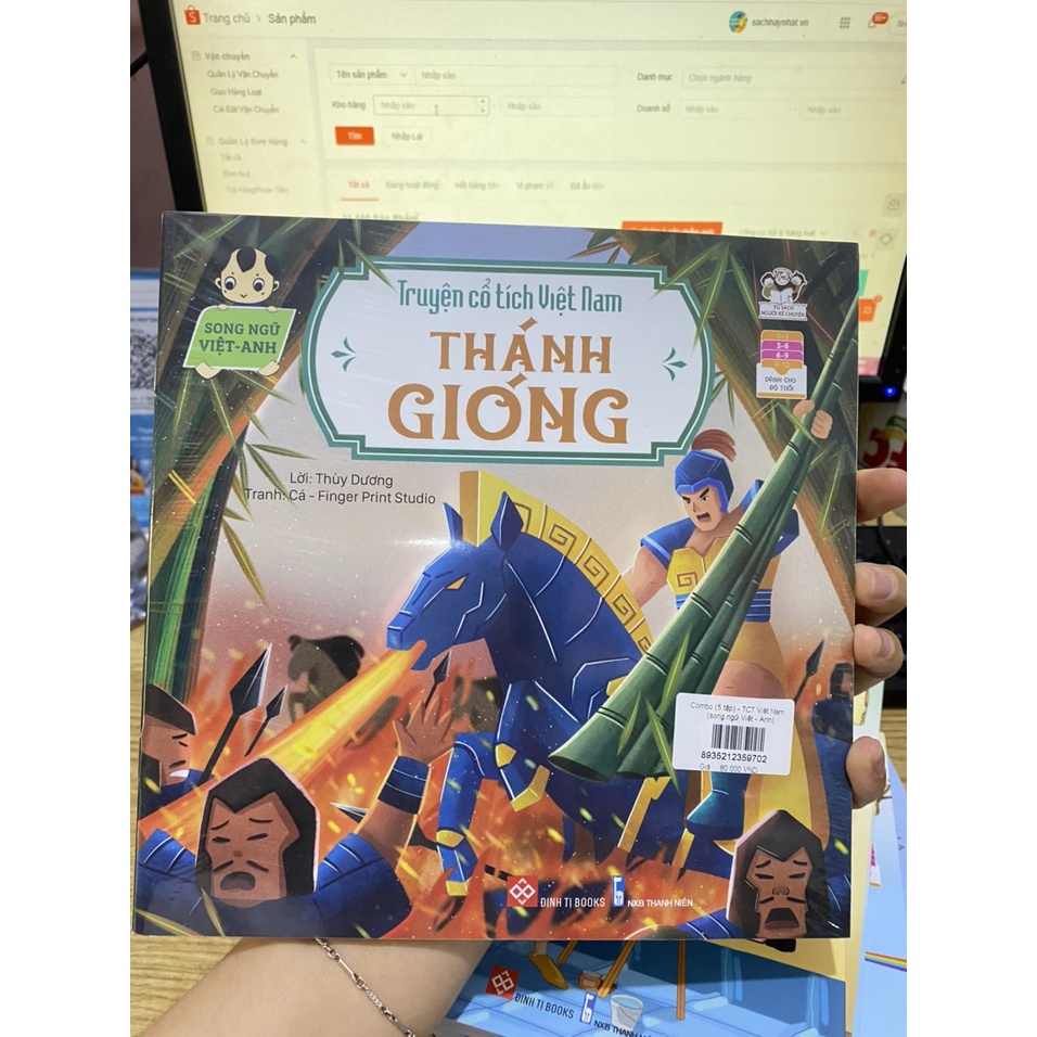 Sách - Truyện cổ tích Việt Nam song ngữ ( Đinh Tị )
