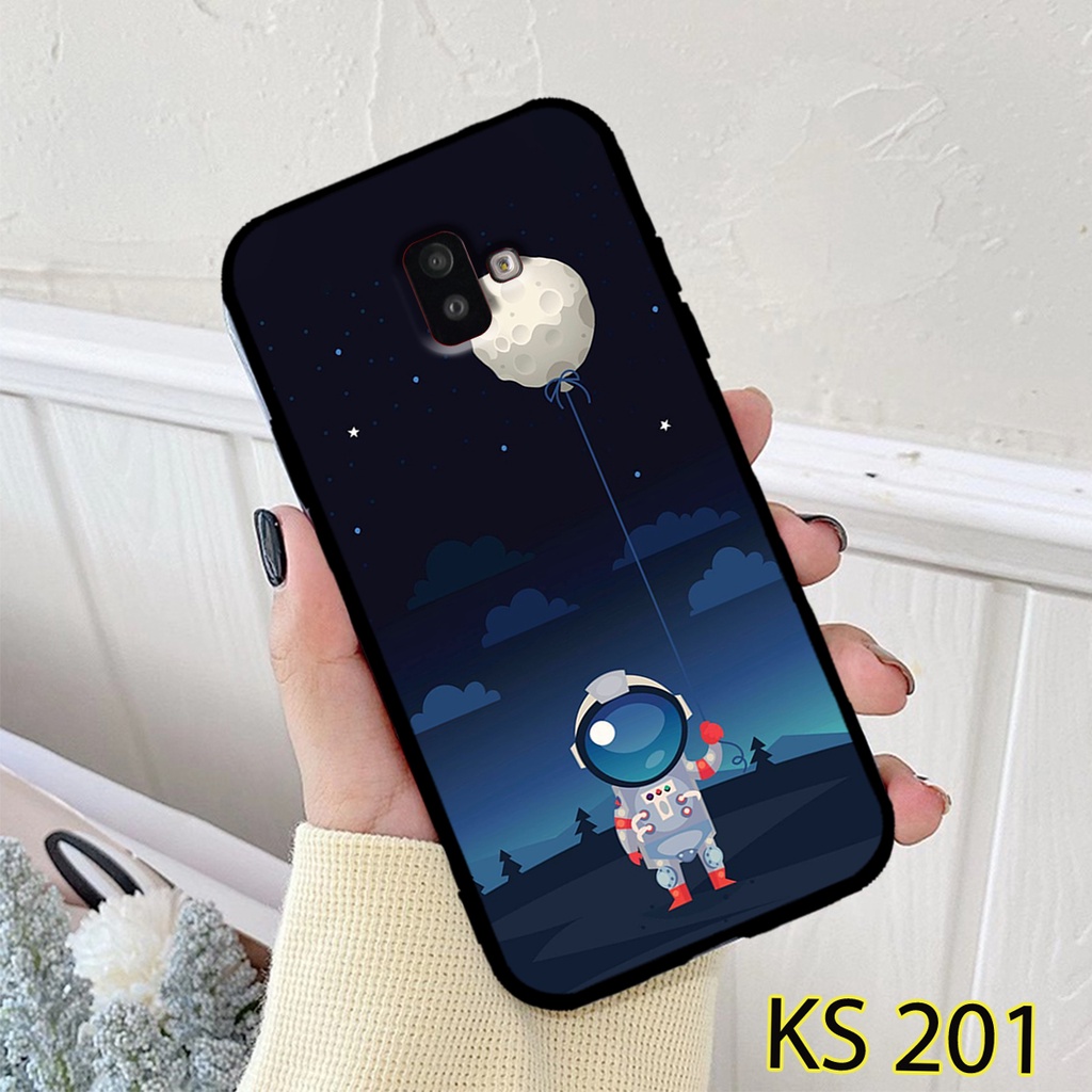 Ốp lưng Samsung J6-2018/J6 PLUS/J8-2018 in hình Phi Hành Gia_KINGSTORE.HN_Ốp SS  J6/J6 PLUS/J8