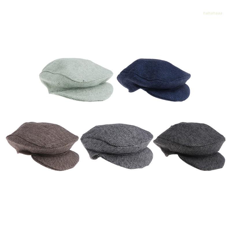 Mũ beanie dễ thương dùng làm đạo cụ chụp ảnh cho bé từ 0-1 tháng tuổi