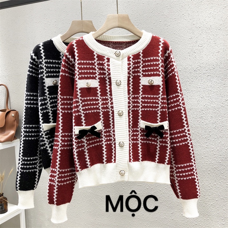 Áo len khoác cài khuy hàn quốc , mẫu áo len thời trang mới nhất