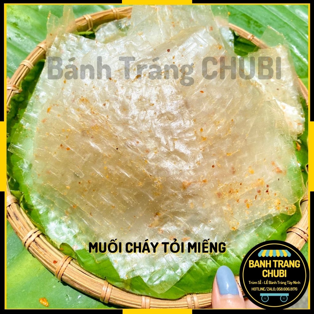 Bánh tráng tây ninh 9 vị trộn sẵn, xì ke, sate,cay, dẻo tôm - cuộn và miếng loại 1-CHUBI (LP.STORE)