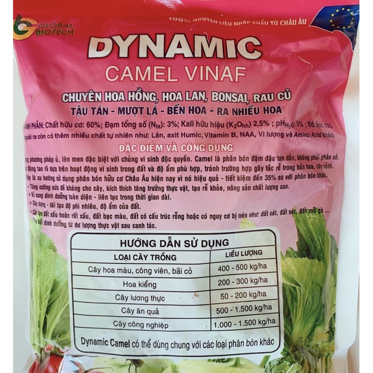 Phân bón hữu cơ Dynamic Organic 3-4-3 (Nhật Bản) - Tốt cho mọi loại cây trồng (1kg)