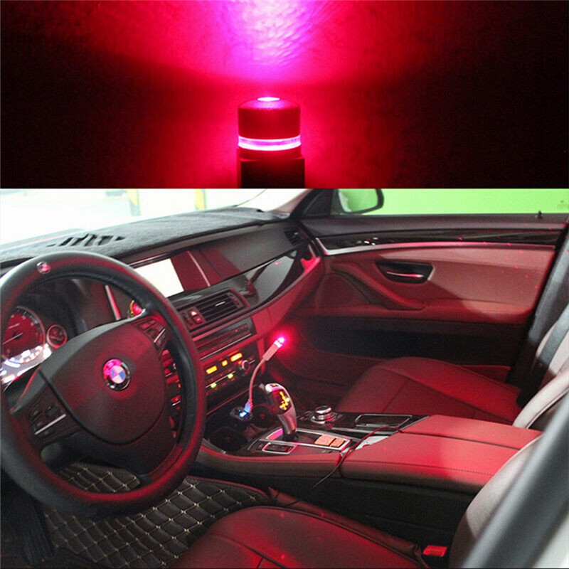 HW USB Car Atmosphere Sky Lamp Car Roof Interior Star Light Durable LED Projected Starry Light