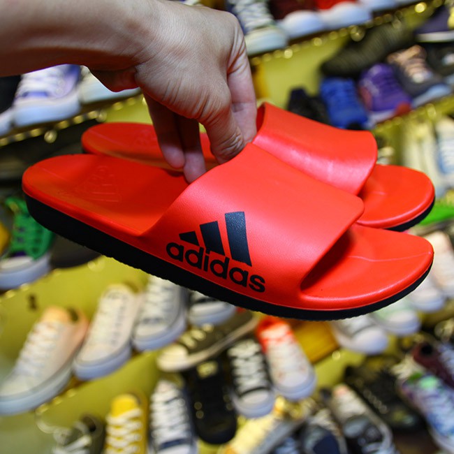 Dép Adidas Aqualette Cloudfoam Slides đỏ ACTD01