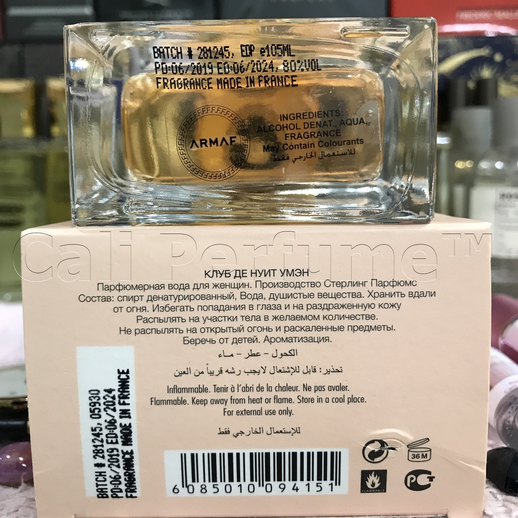 Nước Hoa Nữ CIub De Nuit Women