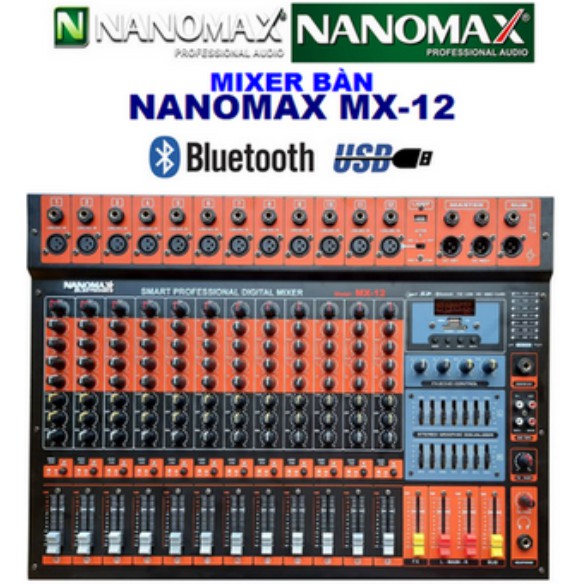 MIXER BÀN NANOMAX MX-12