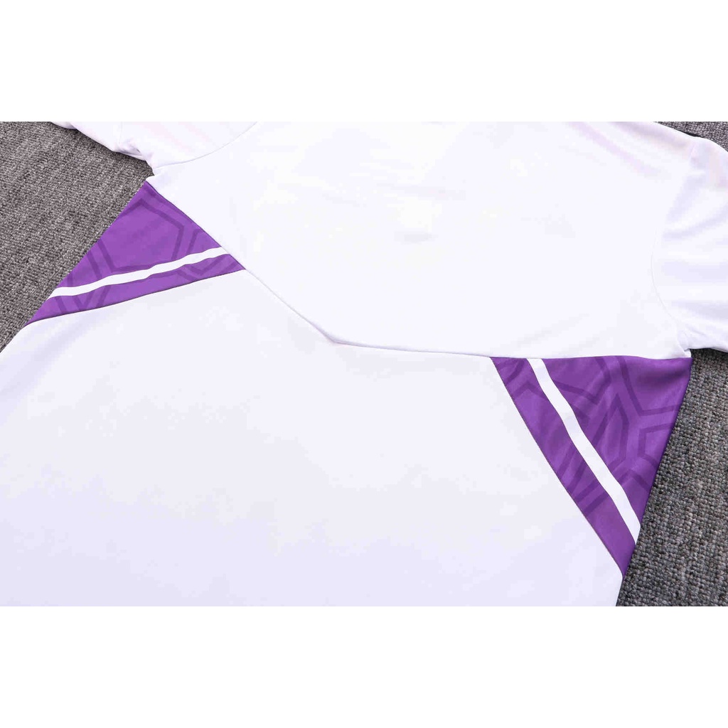 Bộ Quần Áo Tay Dài In Logo Real Madrid Size 22-23 Thời Trang Cao Cấp Cho Nam