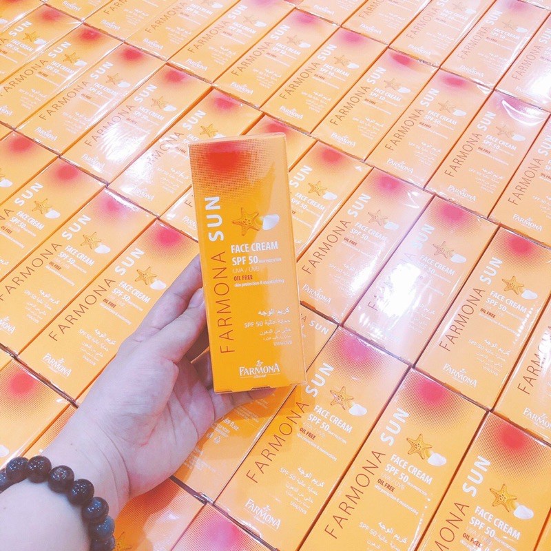 Kem Chống Nắng Dành Cho Da Dầu, Da Mụn Farmona Sun Face Cream SPF 50