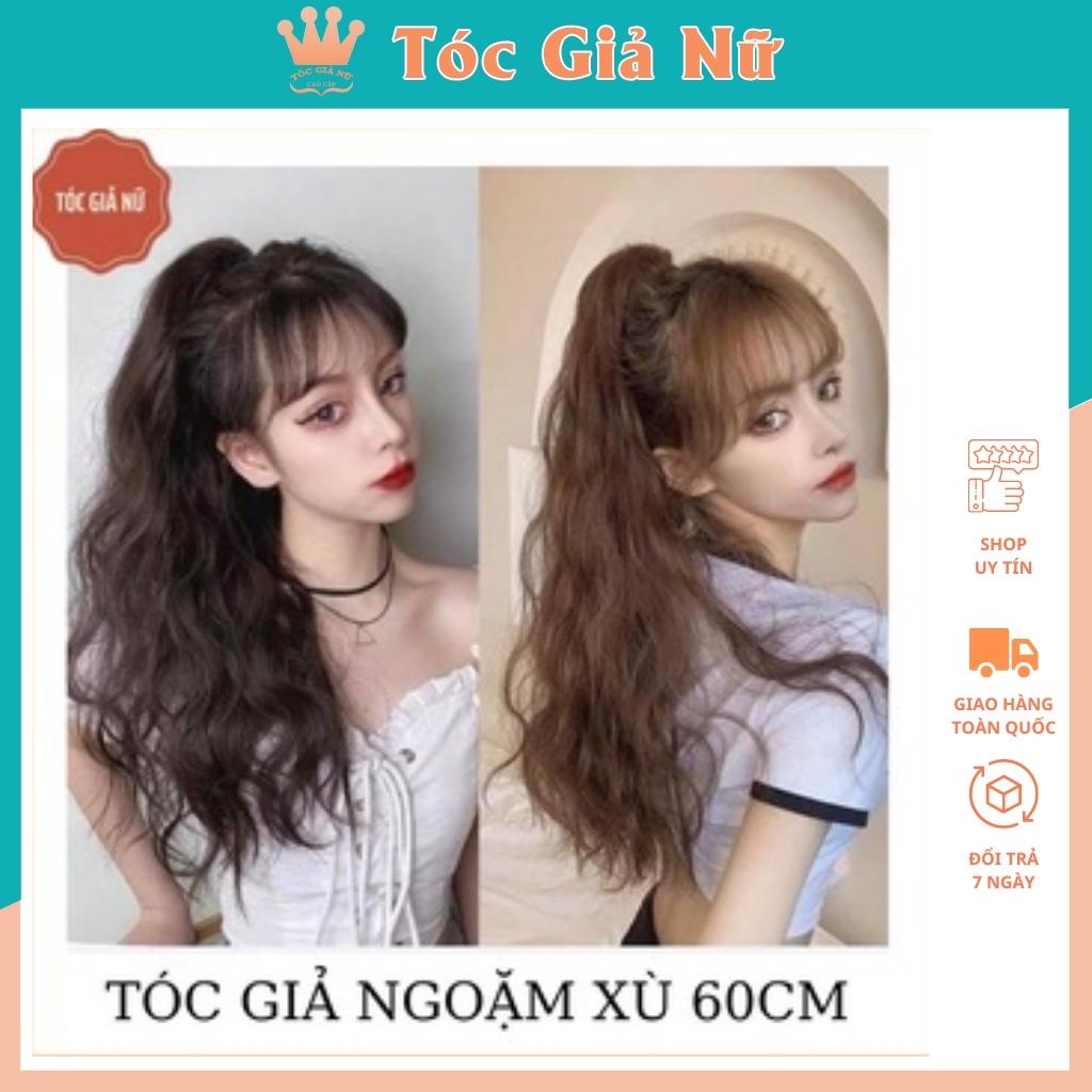 Tóc giả kẹp ngoặm xù dợn sóng n42, loaị dày cao cấp