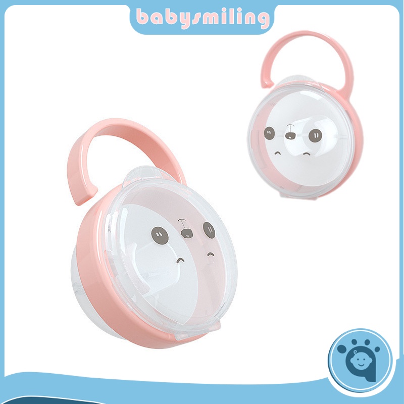 Hộp Đựng Núm Vú Giả Du Lịch Không BPA Tiện Dụng