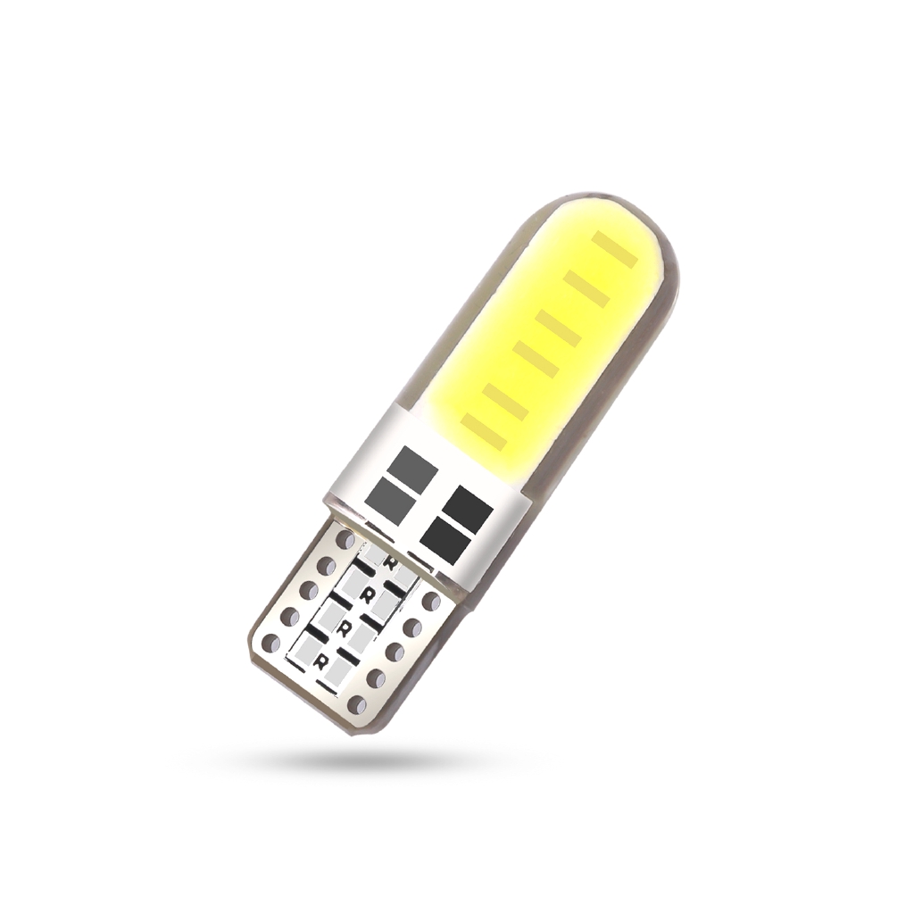 Bóng đèn led COB 4/6/12SMD với vỏ bọc silica gắn biển số xe hơi điện áp 12V chất lượng cao