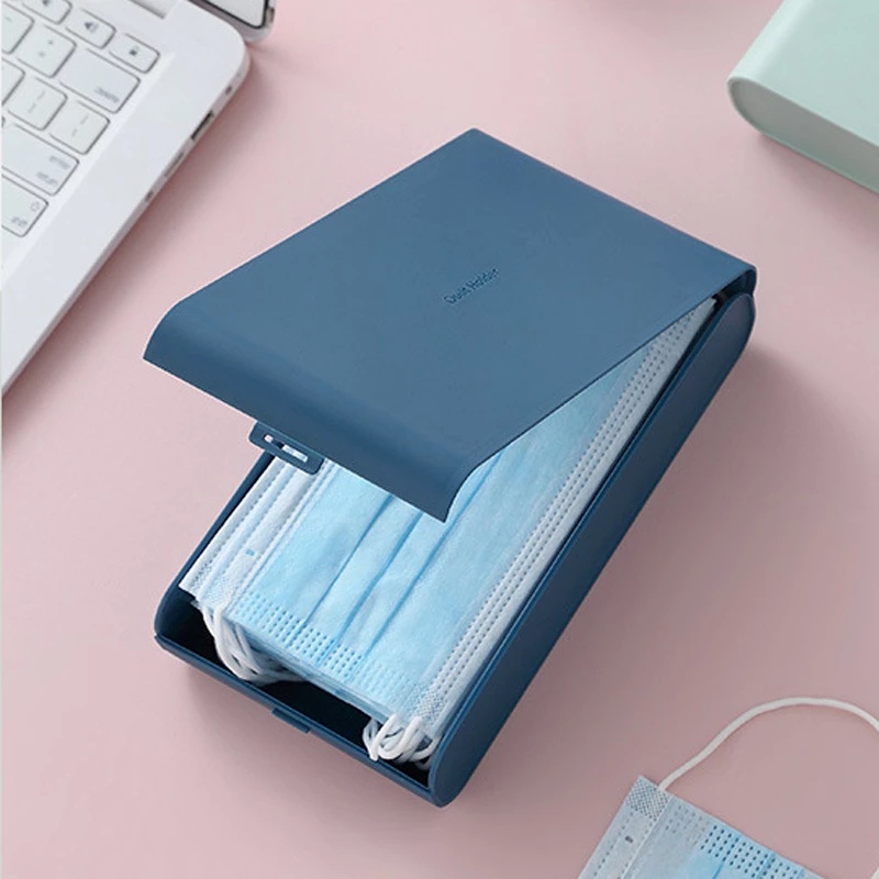 1 Hộp Đựng Khẩu Trang Di Động Chống Bụi Chống Ẩm Đa Năng Cho Gia Đình
