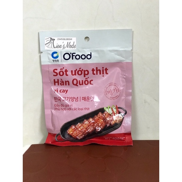 Sốt ướp thịt nướng Hàn Quốc O’food 80gr