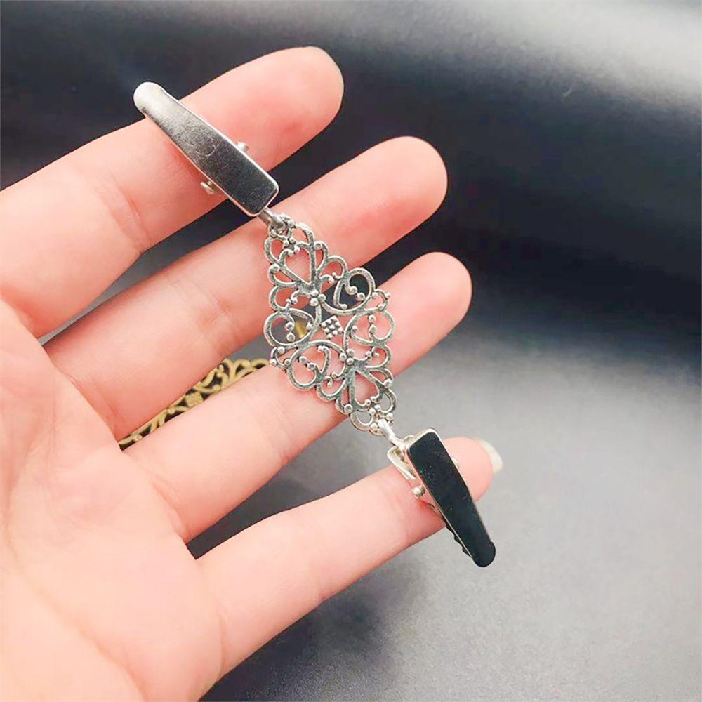 Kẹp Quần Áo Elsworth 1 Chiếc|Kẹp Cố Định Áo Khoác Cardigan Chất Liệu Hợp Kim Thời Trang Cho Nữ