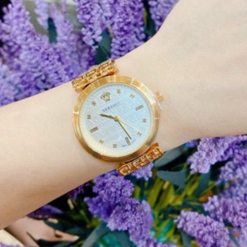 Đồng hồ nữ Versace, dây thép lụa không gỉ, hàng full box, thẻ bảo hành 12 tháng - Đồng hồ VS