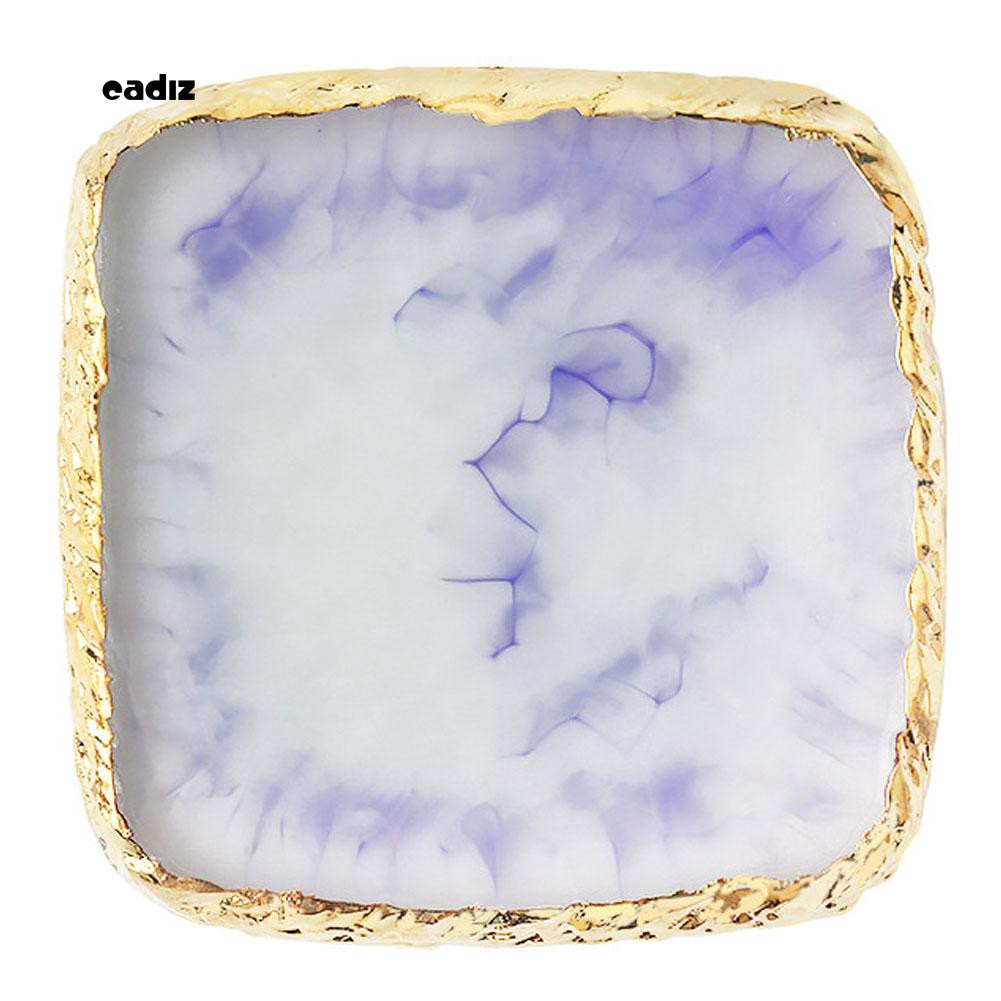 [Hàng mới về] Khay sơn móng 8.7cm x 8.7cm bằng nhựa resin thiết kế đẹp mắt