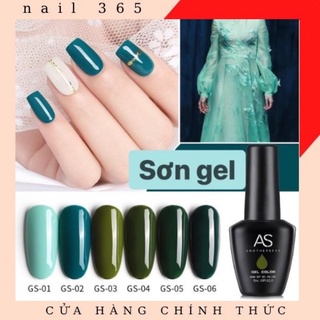 Sơn gel as tone xanh - gs