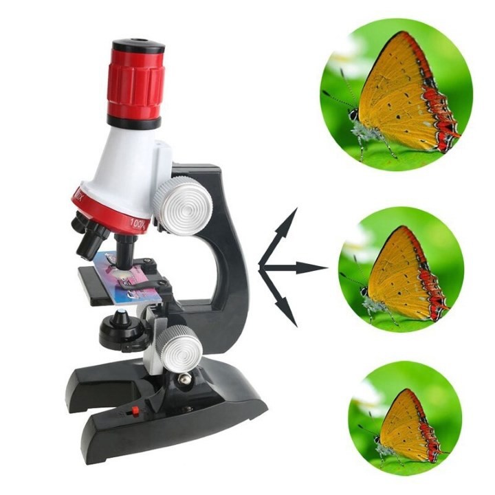 Ống Kính Hiển Vi Trẻ Em Microscope 400X-1200X