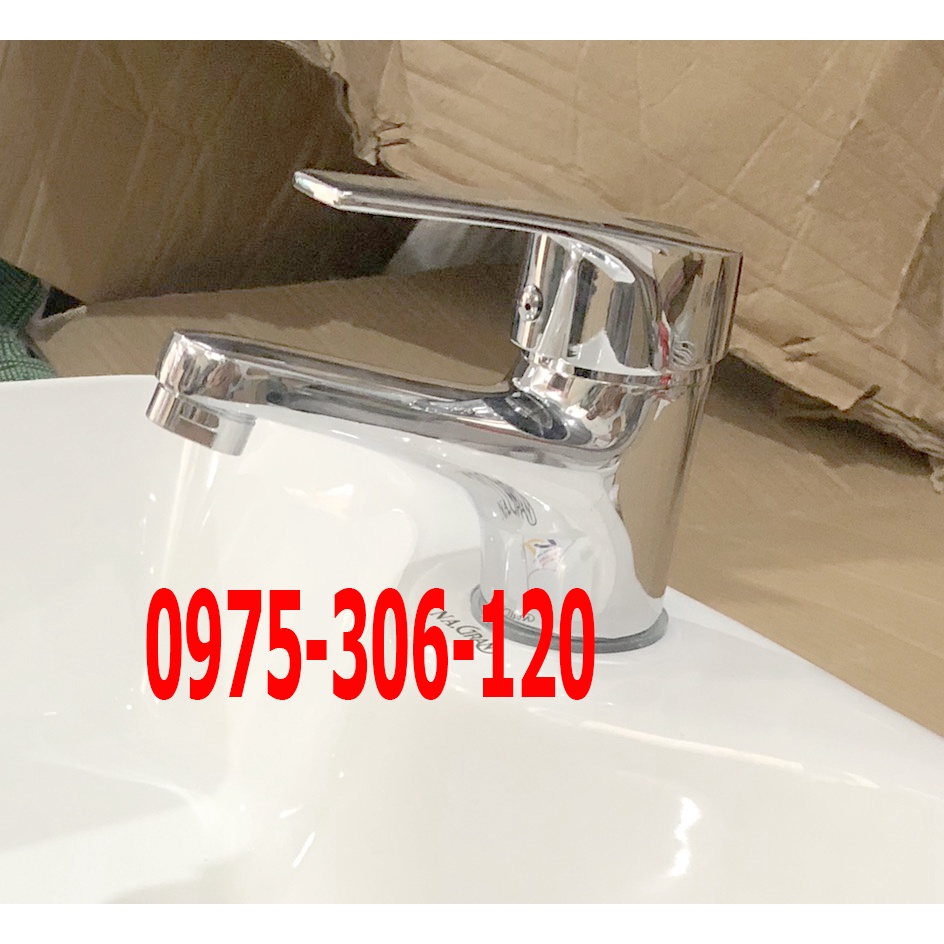 [LOẠI 1-HÀNG ĐÚC] Vòi Rửa Mặt Lavabo Nóng Lạnh đồng thau mạ crom bóng Cao Cấp N3008 Fotar và dây nóng lạnh