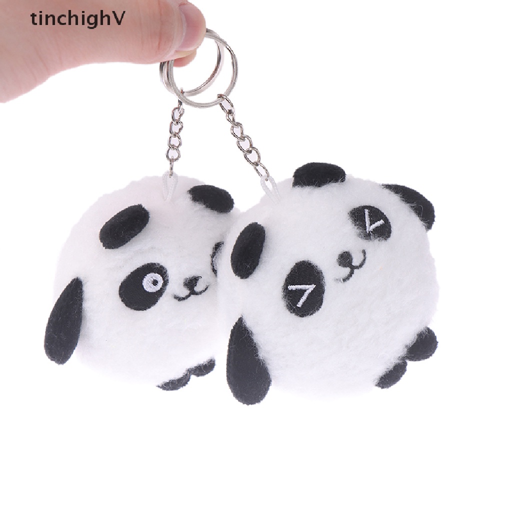 [TinchighV] Móc Khóa Gấu Trúc Nhồi Bông Dễ Thương Dành Cho Cặp Đôi / Túi Xách / Xe Hơi 2022