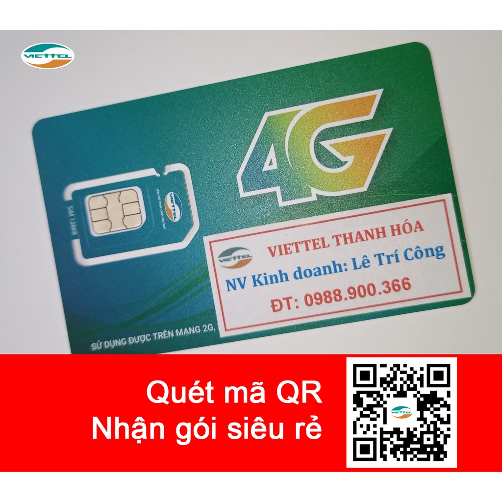 Sim Viettel zin tự đăng ký chính chủ