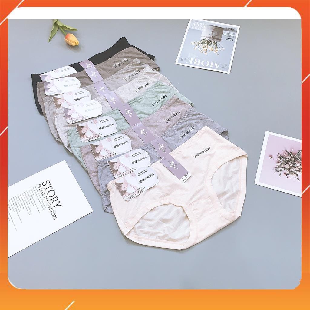 Quần lót nữ cotton thô cao cấp kháng khuẩn thấm hút mồ hôi siêu mát tag Voronin Q2203