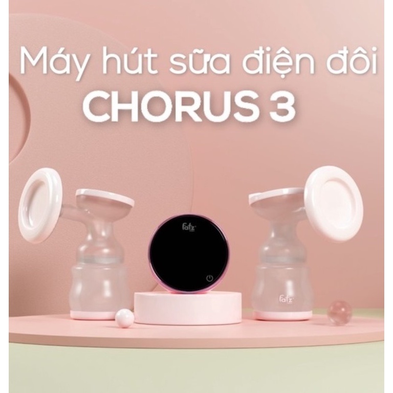 MÁY HÚT SỮA ĐIỆN ĐÔI CÓ PIN SẠC FATZBABY FATZ CHORUS 3 - FB1183MX
