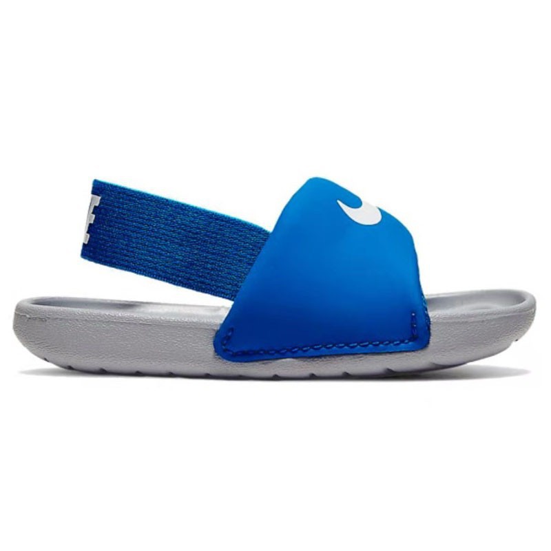 Giày dép trẻ em Nike Kawa Slide (TD) Dép màu xanh em bé Dép nam và nữ Dép đi biển
