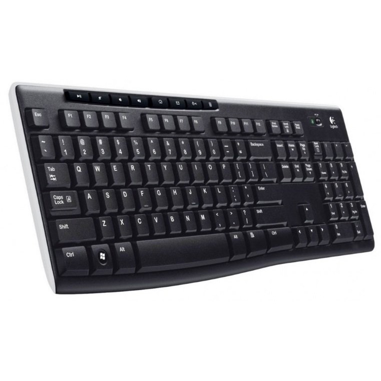 Bàn Phím Không Dây Logitech K270 Với Đầu Thu Unifying - Hàng chính hãng