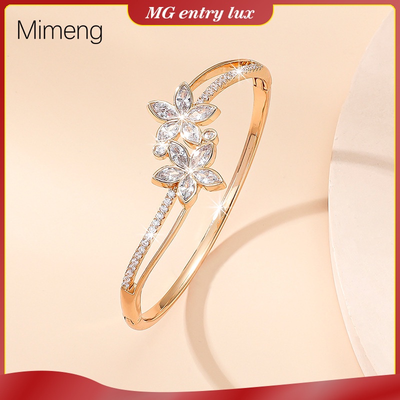 Vòng Tay Mạ Vàng 18k Đính Đá Sang Trọng