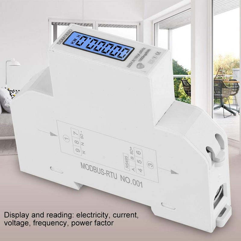 Đồng Hồ Đo Năng Lượng Mặt Trời 5-100a 220v Rs485 Bus Protocol Lcd | BigBuy360 - bigbuy360.vn