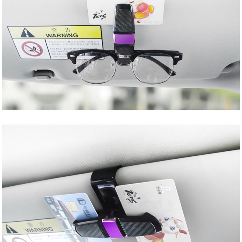 Kẹp kính, thẻ card, giấy tờ cho ô tô