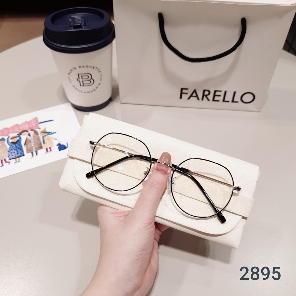 Gọng kính cận thời trang [Cắt kính mắt cận-loạn] Gọng kim loại 2895 | BigBuy360 - bigbuy360.vn