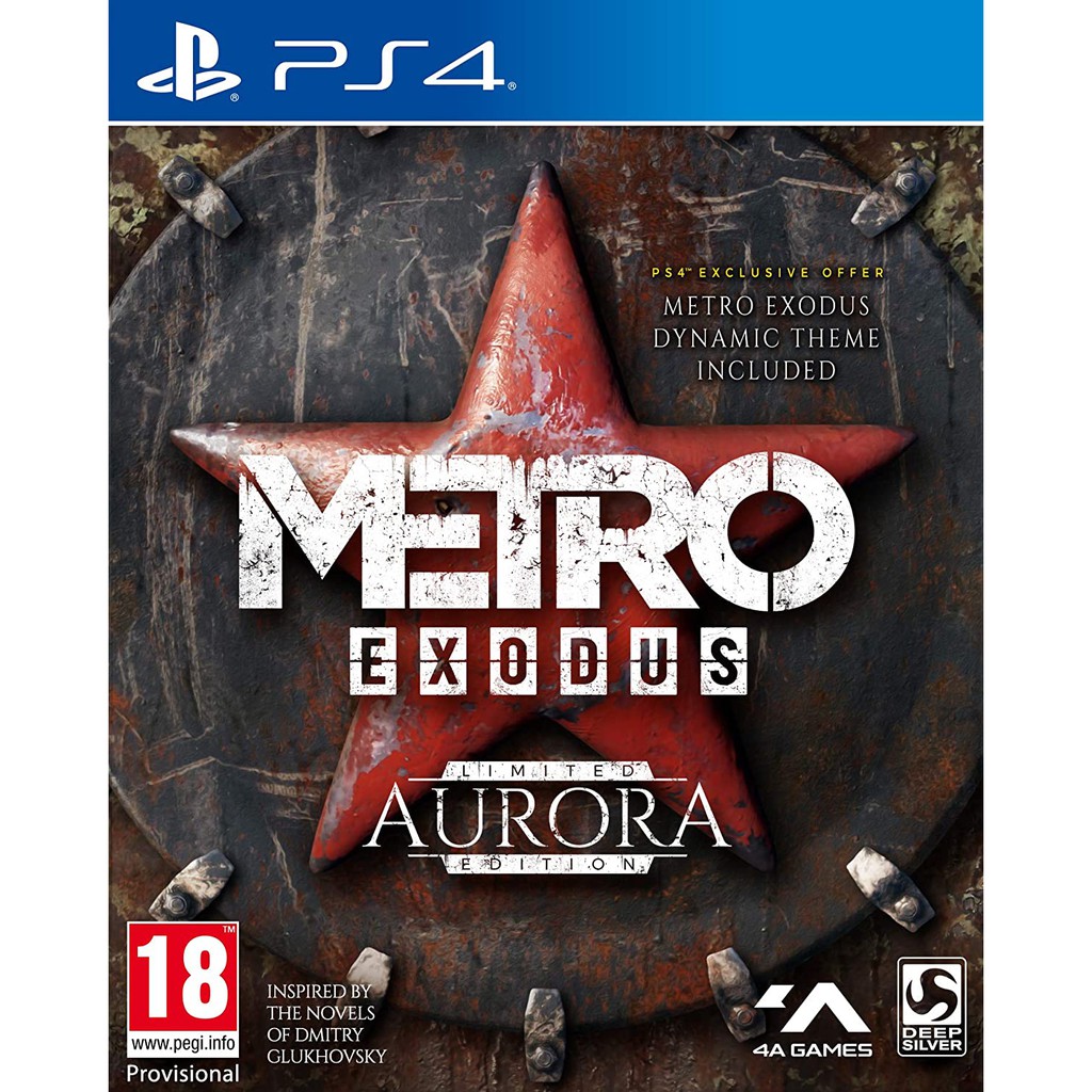 Đĩa game PS4 Metro Exodus Aurora Edition
