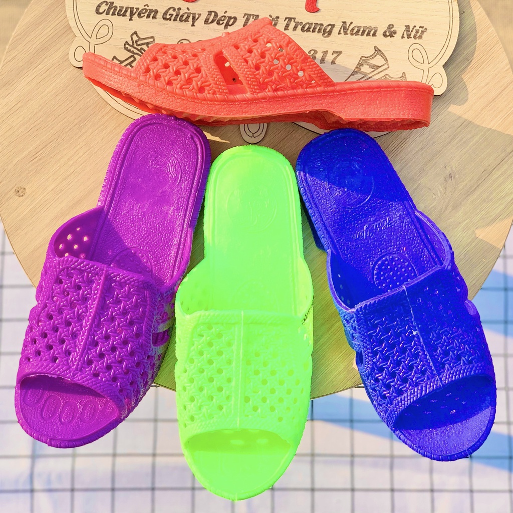Dép Tổ Ong Nhiều Màu Hàng Việt Nam Đế Mỏng, Sắc Nét