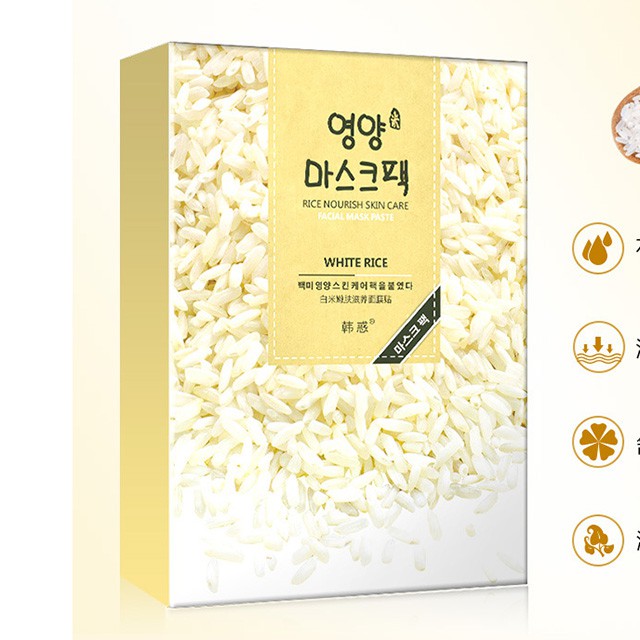 Mặt Nạ HANHUO Gạo White Rice Nourish Skin Care