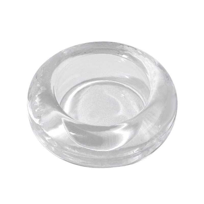 Youyo Cốc Pha Lê Acrylic Đựng Bột Lỏng Làm Móng Tay Có Nắp Hình Vương Miện