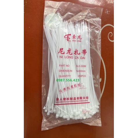 Dây rút lạt nhựa 3x100mm túi 500 chiếc