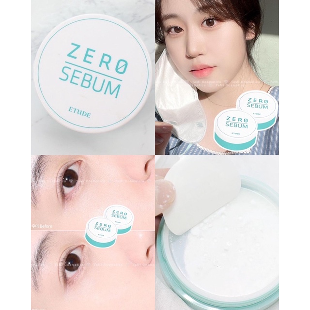 Phấn Phủ Kiềm Dầu Etude House Zero Nosebum Drying Powder